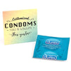 Branded Promotional CUSTOMISED WALLET with 1 DUREX CONDOM Condom From Concept Incentives.