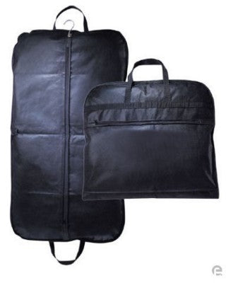 Branded Promotional GARMENT SUIT COVER in Black Garment Suit Carrier From Concept Incentives.