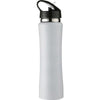 Branded Promotional ALUMINIUM METAL SPORTS DRINK BOTTLE in White Sports Drink Bottle From Concept Incentives.