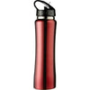 Branded Promotional ALUMINIUM METAL SPORTS DRINK BOTTLE in Red Sports Drink Bottle From Concept Incentives.