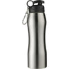 Branded Promotional ALUMINIUM METAL SPORTS DRINK BOTTLE in In Silver Sports Drink Bottle From Concept Incentives.