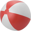 Branded Promotional LARGE PVC BEACH BALL in Red & White Beach Ball From Concept Incentives.