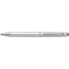 Branded Promotional PLASTIC TWIST ACTION BALL PEN & TOUCH SCREEN STYLUS in Silver Pen From Concept Incentives.