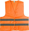 Branded Promotional HIGH VISIBILITY PROMOTIONAL SAFETY JACKET in Orange Jacket From Concept Incentives.