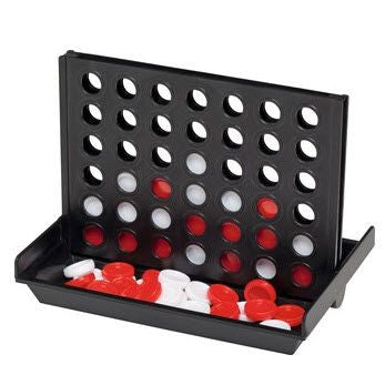 Branded Promotional JOURNEYGAME TRAVEL GAME in Black Connect Four Game From Concept Incentives.