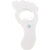 Branded Promotional FOOT SHAPE PLASTIC BOTTLE OPENER in White Bottle Opener From Concept Incentives.