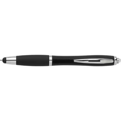 Branded Promotional 3 IN 1 TOUCH SCREEN PEN & STYLUS in Black Pen From Concept Incentives.