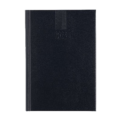 Branded Promotional EUROPOINT BALACRON 6 LANGUAGES DIARY in Black from Concept Incentives
