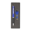 Branded Promotional USB GIFTSET 8 GB FROM STOCK in Dark Blue Memory Stick USB From Concept Incentives.