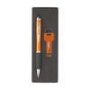 Branded Promotional USB GIFTSET 8 GB FROM STOCK in Orange Memory Stick USB From Concept Incentives.