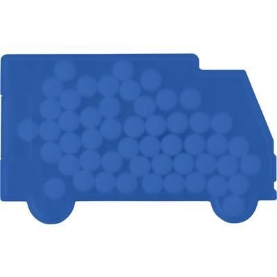 Branded Promotional VAN SHAPE MINTS CARD in Cobalt Blue Mints From Concept Incentives.