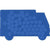 Branded Promotional VAN SHAPE MINTS CARD in Cobalt Blue Mints From Concept Incentives.