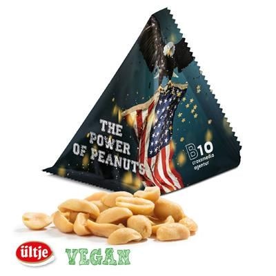 Branded Promotional SNACK TETRAHEDRON PEANUTS Nut From Concept Incentives.