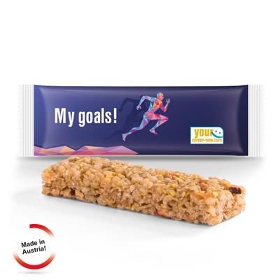 Branded Promotional CEREAL BAR MULTIGRAIN APPLE Cereal Bar From Concept Incentives.
