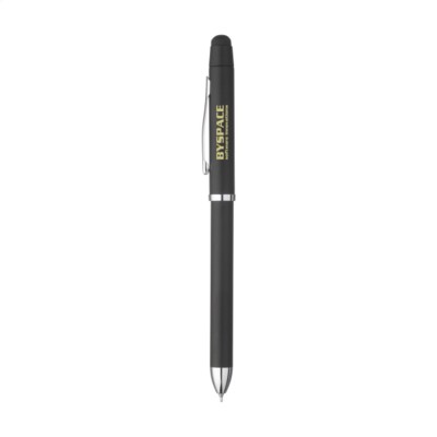 Branded Promotional CROSS TECH 3+ MULTIFUNCTION PEN in Black Pen From Concept Incentives.