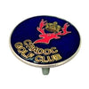 Branded Promotional ENAMEL GOLF MARKER with Stud Golf Marker From Concept Incentives.