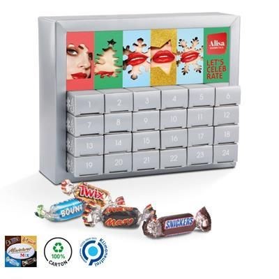 Branded Promotional EXQUISIT ADVENT CALENDAR MINIATURES MIX Calendar From Concept Incentives.