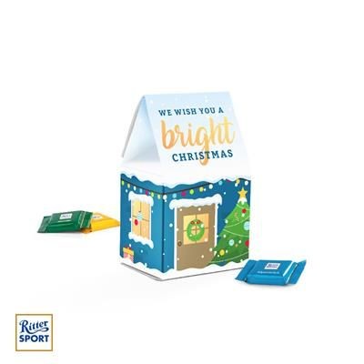 Branded Promotional STAND-UP BOX RITTER SPORTS CHOCOLATE BITES Chocolate From Concept Incentives.