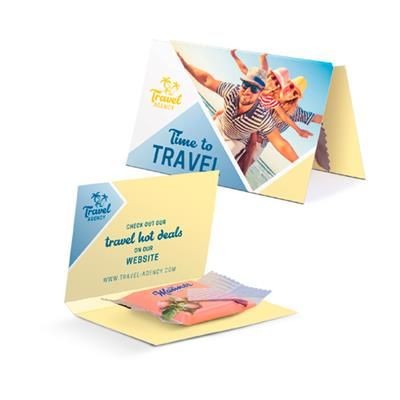 Branded Promotional PROMOTION BUSINESS CARD FORMAT MANNER SINGLE Chocolate From Concept Incentives.