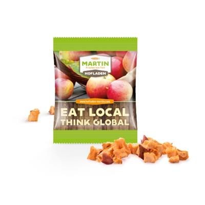 Branded Promotional MINI BAG OF APPLE CUBES Fruit From Concept Incentives.