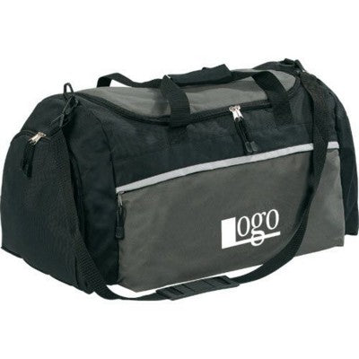 Branded Promotional TOP STARS SPORTS TRAVEL BAG in Black Bag From Concept Incentives.