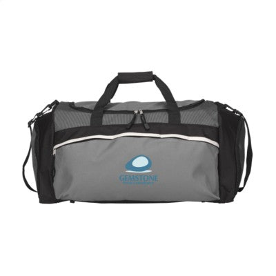 Branded Promotional TOPSTARS SPORTS & TRAVEL BAG in Black Bag From Concept Incentives.