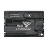 Branded Promotional VICTORINOX SWISSCARD QUATTRO in Transparent Black Multi Tool From Concept Incentives.