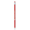 Branded Promotional ECO FRIENDLY NEWSPAPER PENCIL in Red Pencil From Concept Incentives.