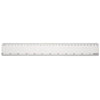 Branded Promotional BG RULER in White Ruler From Concept Incentives.