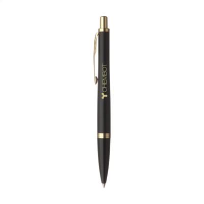 Branded Promotional PARKER URBAN NEW STYLE PEN in Black & Gold Pen From Concept Incentives.