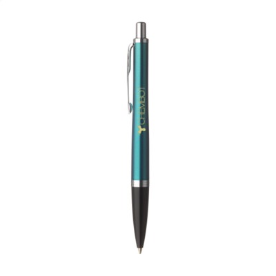 Branded Promotional PARKER URBAN NEW STYLE PEN in aqua Blue Pen From Concept Incentives.