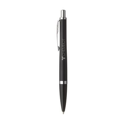 Branded Promotional PARKER URBAN NEW STYLE PEN in Black-silver Pen From Concept Incentives.