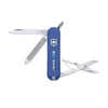 Branded Promotional VICTORINOX CLASSIC SD KNIFE in Blue Knife From Concept Incentives.