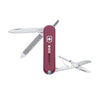 Branded Promotional VICTORINOX CLASSIC SD KNIFE in Red Knife From Concept Incentives.