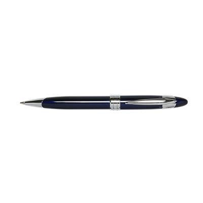 Branded Promotional ETERNITY METAL TWIST ACTION BALL PEN in Dark Blue Pen From Concept Incentives.