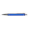 Branded Promotional INFINITY PUSH BUTTON METAL BALL PEN in Blue Pen From Concept Incentives.