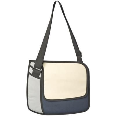 Branded Promotional 3D SMALL SHOULDER BAG in Dark Blue Bag From Concept Incentives.