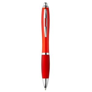 Branded Promotional IMAGE RETRACTABLE PLASTIC BALL PEN in Red Pen From Concept Incentives.