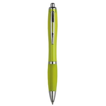 Branded Promotional IMAGE RETRACTABLE PLASTIC BALL PEN in Yellow Pen From Concept Incentives.