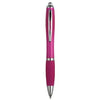 Branded Promotional IMAGE RETRACTABLE PLASTIC BALL PEN in Pink Pen From Concept Incentives.