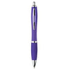 Branded Promotional IMAGE RETRACTABLE PLASTIC BALL PEN in Violet Pen From Concept Incentives.