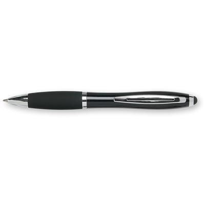 Branded Promotional IMAGE METAL STYLUS PEN in Black Pen From Concept Incentives.