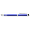 Branded Promotional STYLUS PEN TWIST ACTION METAL BALL PEN in Blue Pen From Concept Incentives.