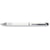 Branded Promotional STYLUS PEN TWIST ACTION METAL BALL PEN in White Pen From Concept Incentives.