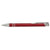 Branded Promotional RETRO PUSH BUTTON ACTION METAL BALL PEN in Red Pen From Concept Incentives.