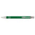 Branded Promotional RETRO PUSH BUTTON ACTION METAL BALL PEN in Green Pen From Concept Incentives.