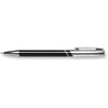 Branded Promotional MONARCH PUSH BUTTON ACTION METAL BALL PEN in Black Pen From Concept Incentives.