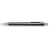 Branded Promotional SKATER EXTRA SOLID BLACK BARREL PEN with Silver Colour Nose Cone Pen From Concept Incentives.