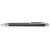 Branded Promotional SKATER EXTRA SOLID BLACK BARREL PEN with Silver Colour Nose Cone Pen From Concept Incentives.