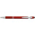 Branded Promotional ALUMINIUM METAL BALL PEN & TOUCH SCREEN STYLUS in Red Pen From Concept Incentives.